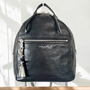 HENRI BENDEL RARE ABOUT TOWN BLACK SHINE BACKPACK WITH DUST BAG